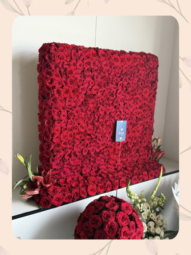 بوكيه الجوري الاحمر 1000ورده