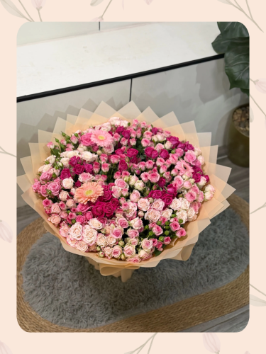 باقة مكس بيبي روز