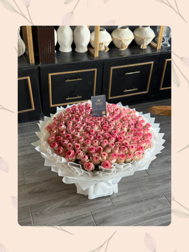 باقة ورد جوري وردي