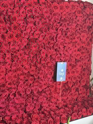 بوكيه الجوري الاحمر 1000ورده