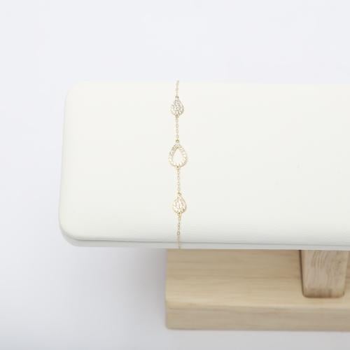 سوارة ذهب تصميم الماس عيار 18 , الوزن (0.6)