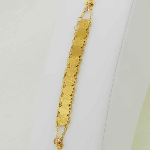 أساور ذهب صافي عيار 21 ، الوزن ( 1.85 ) جرام تقريب...