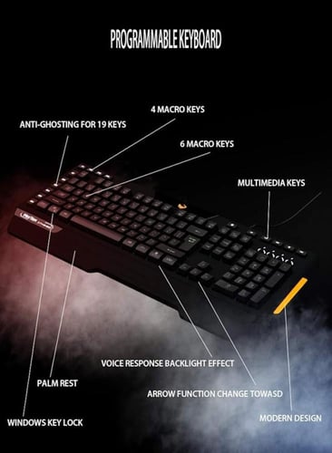 كيبورد ميشن k9420 RGB