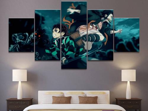 لوحه 5 قطع - ديمون سلاير