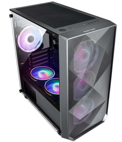 كيس بي سي power train mid tower / 4 fans