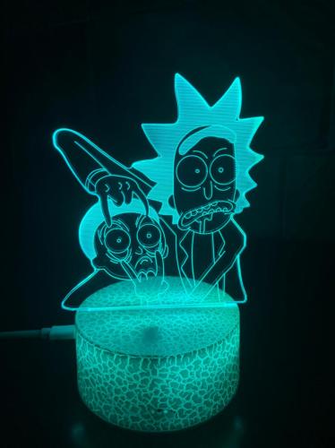 اضاءه ليد ريك اند مورتي