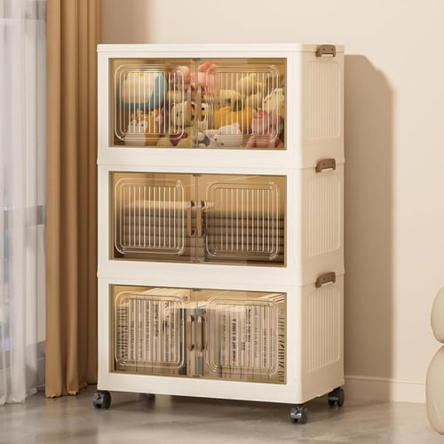 صناديق تخزين مع أغطية - صندوق تخزين قابل للطي مع أ...