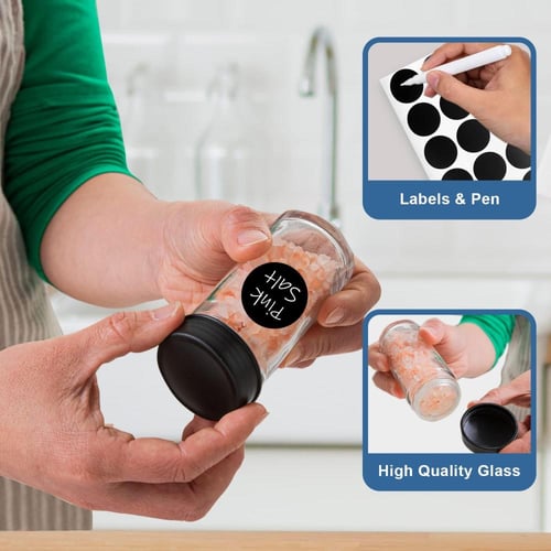 رف البهارات الدوار 360° – تنظيم عملي وجميل للتوابل