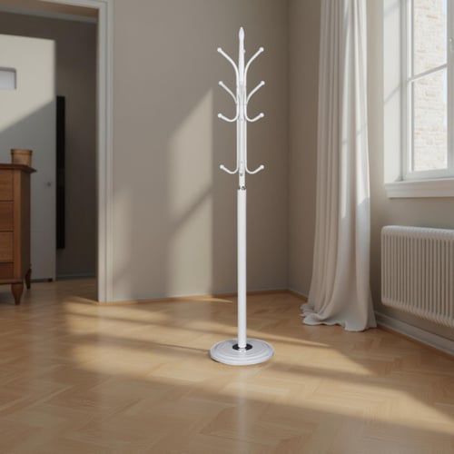 علاقة ملابس مودرن لون أبيض