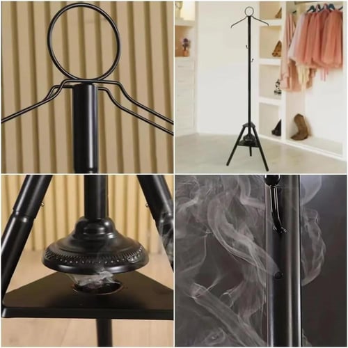 مبخرة وعلاقة ملابس بتصميم عصري وأنيق