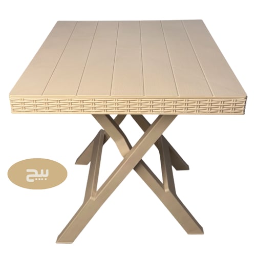 عرض طاولة مع 4 كراسي من الفايبر قابله للطي