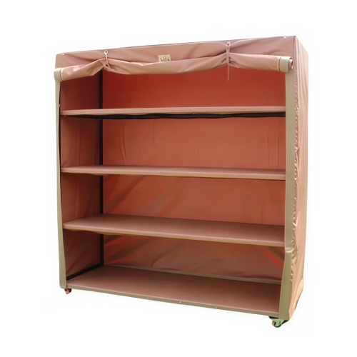 دولاب التخزين تايلندي بعجلات – 4 رفوف حديدية قوية...