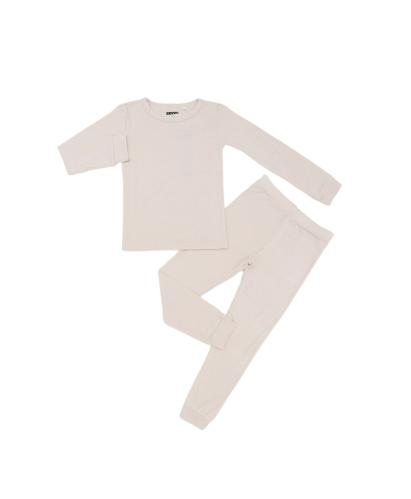 بجامة بيج بأكمام طويلة