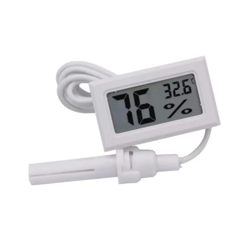 مقياس حرارة ورطوبة صغير مع حساس