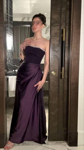 فستان موف ناعم