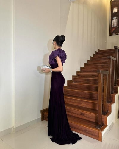 فستان سهره مخمل