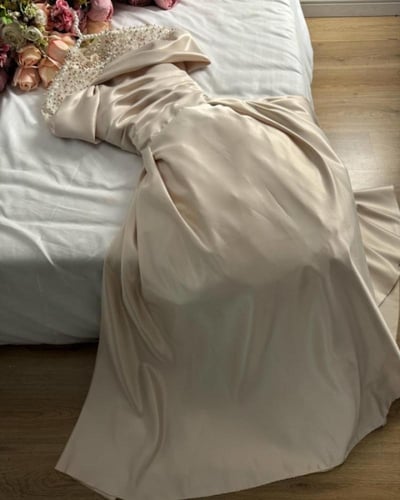 فستان سهره 2لون