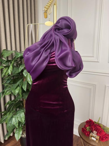 فستان سهره مخمل