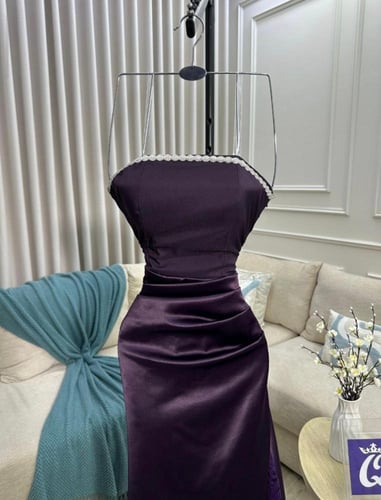 فستان موف ناعم