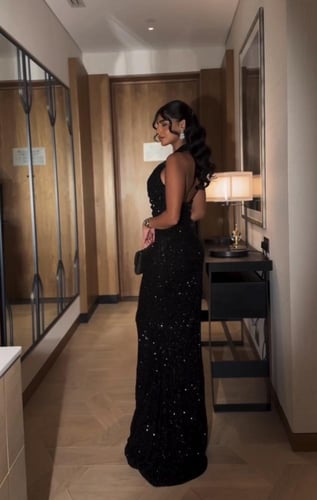 فستان ترتر مخمل