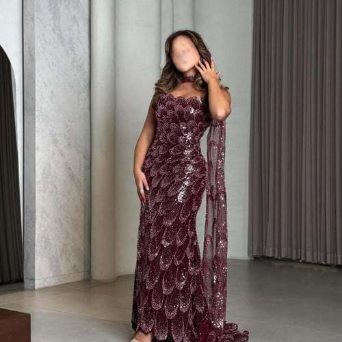 فستان سهرة انيق