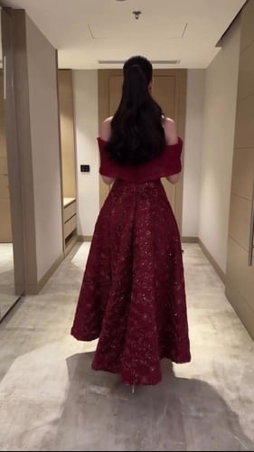 فستان ميكادتو مطرز