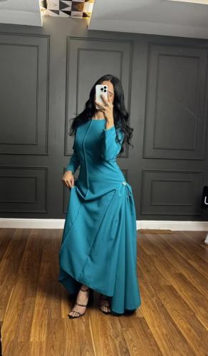 فستان انيق باكمام