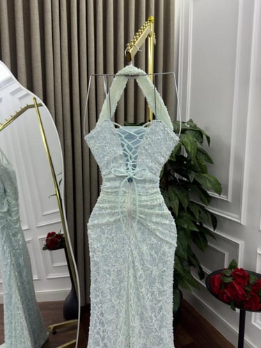 فستان سهره 3 لون