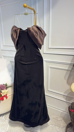 فستان سهره مخمل جلكسي