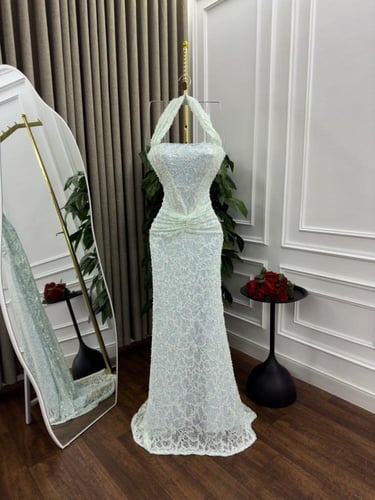 فستان سهره 3 لون