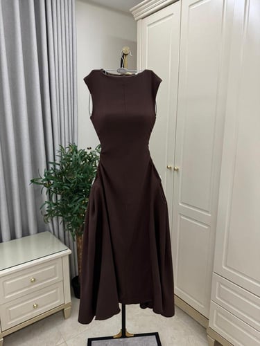 فستان ناعم اكمام كت (5الوان)