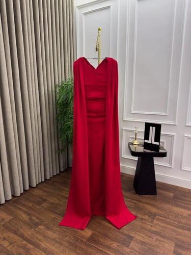 فستان احمر كرب