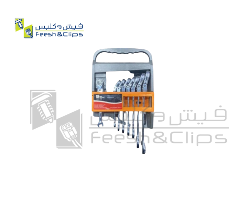 طقم مفتاح مشترك علاقي متحرك 8 قطع AR00150