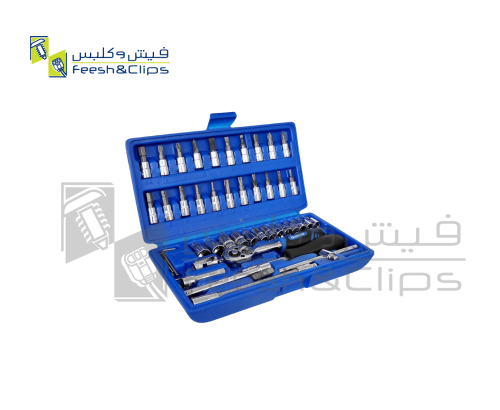 طقم سوكوت ETTO 46 قطعه 1/4 اAR00155