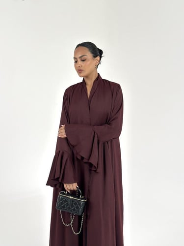 عبايه شيفون لمعه ياباني