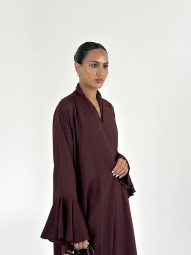 عبايه شيفون لمعه ياباني