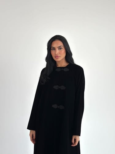 عبايه مخمل كوري