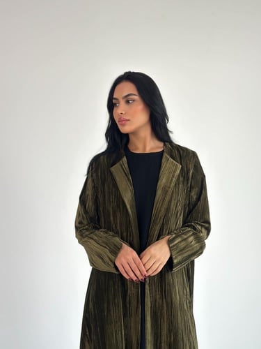 عبايه مخمل مكسر