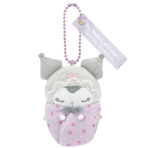 كورومي دمية مع تعليقة | Sanrio Kuromi Swaddle Masc...