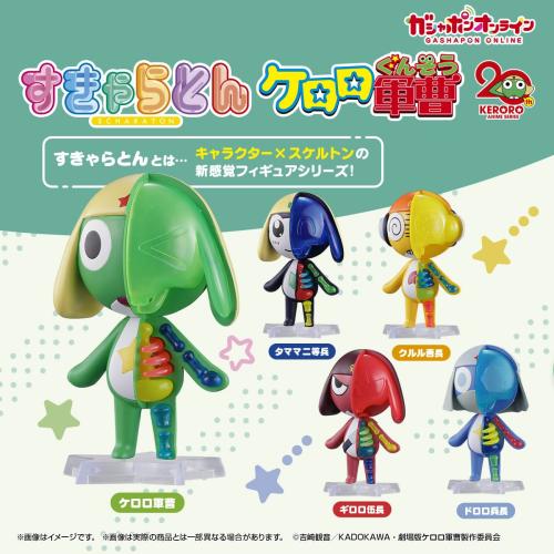 Gashapon Sgt. Frog Scharaton anatomy figures