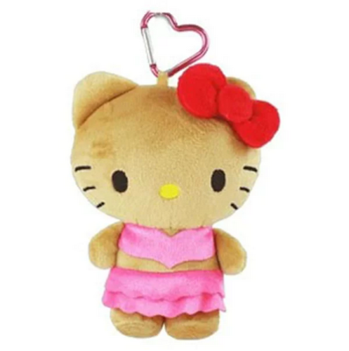 هيلوكيتي تان محفظة و دمية مع حامل | Hello Kitty Su...