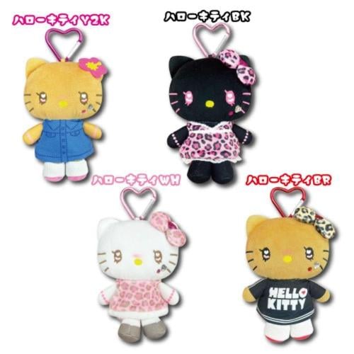 هيلوكيتي قال دمية مع حامل معدني | Sanrio Mascot Po...
