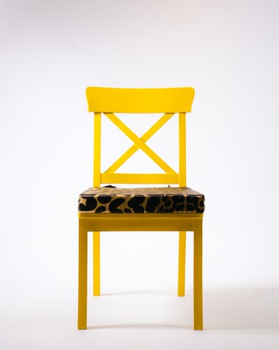 Wooden Chair & Cushion Set