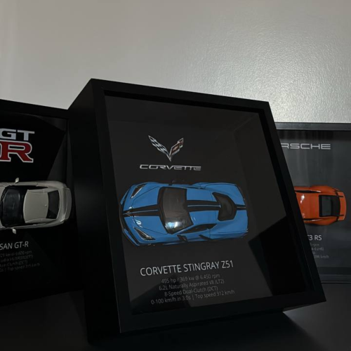 CORVETTE STINGRAY Z51 (BLUE)