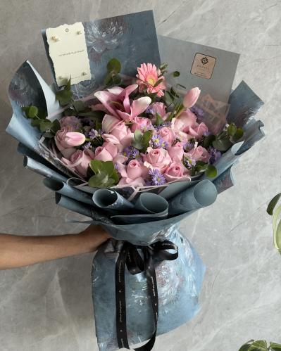 بوكيه بنك بتغليف فاخر