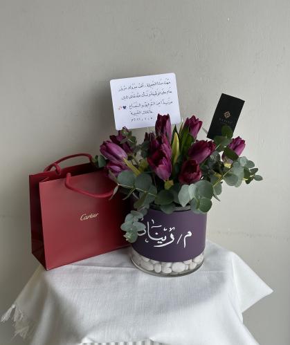 فازة توليب الأنيقة