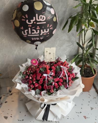 بوكيه بيبي روز دبل كلر