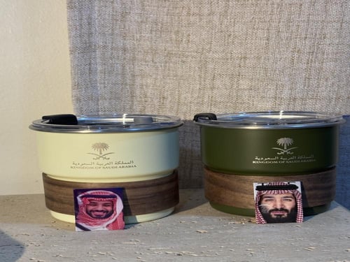 مق المملكة مع حامي للحرارة (ابيضّ -سكري)