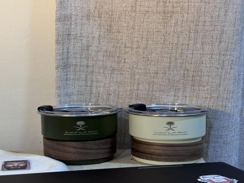 مق المملكة مع حامي حرارة اخضر