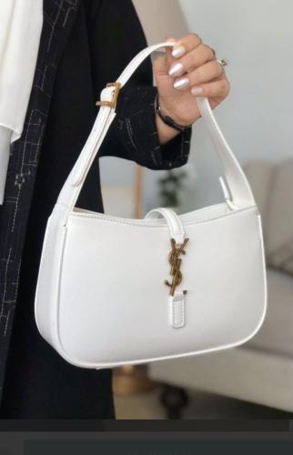 شنطة سان لوران هاي كولتي ابيض